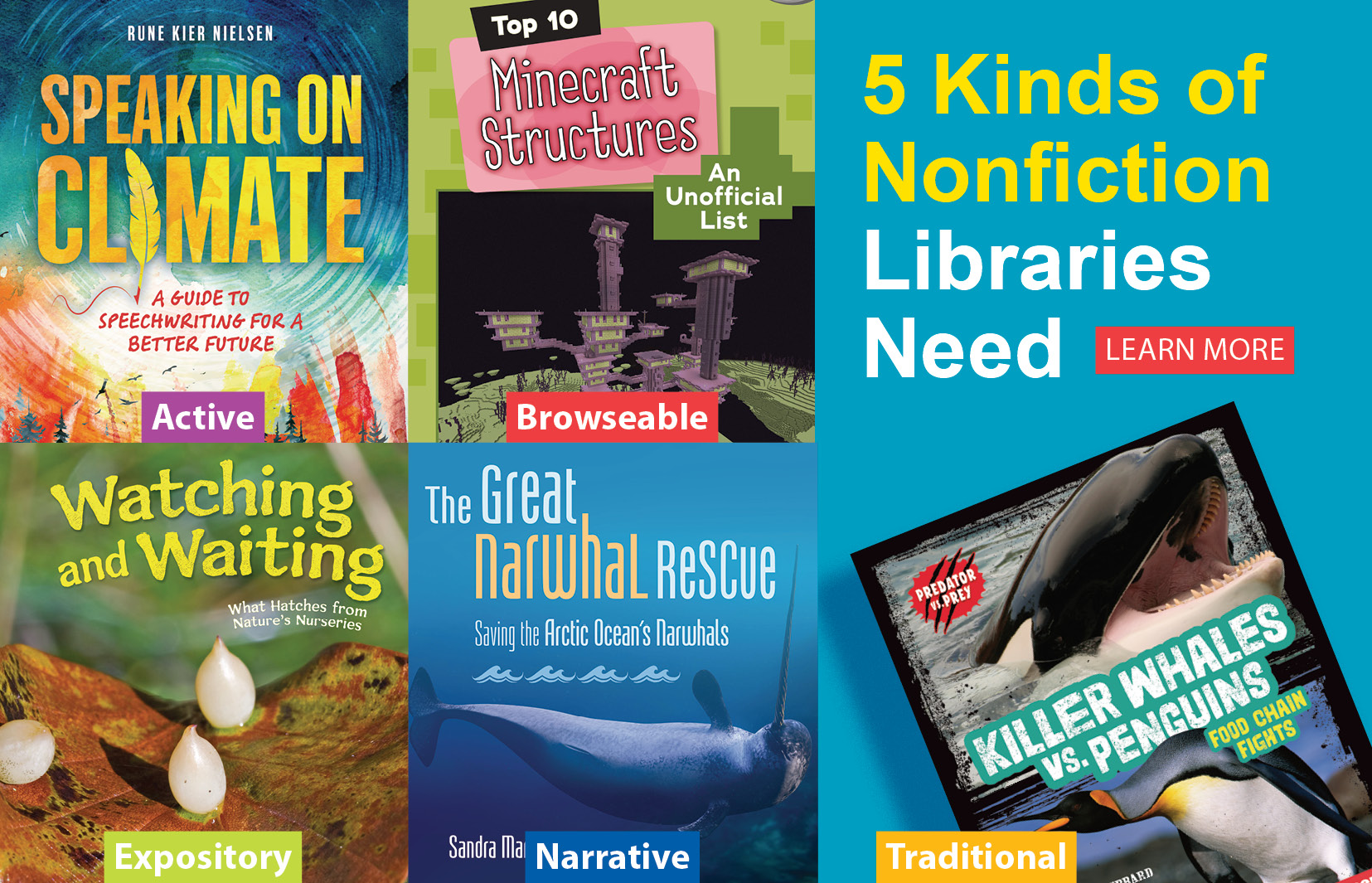 5 Kinds of Nonfiction